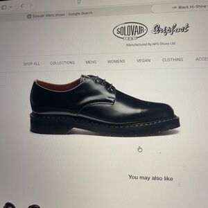 Black Solovair Men's Shoes